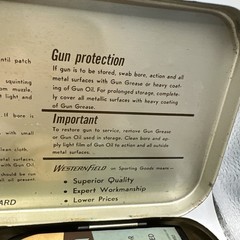 Vintage Montgomery Ward Western Field Rifle Cleaning Kit .30 Cal w/ Outers 48422