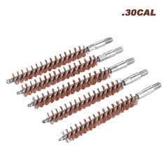 5PCS Bronze Bore Brushes Phosphor Bronze Bristles for Rifle Gun Pistol Cleaning