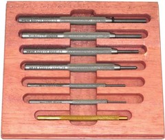 Lyman 7031273 Gunsmith Punch Set Multi-Size Steel Roll Pin Punches