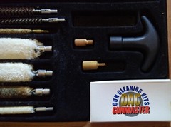 Gunmaster Universal Gun Cleaning Kit Model UGC 76W Wooden Box Brush Swab Rod