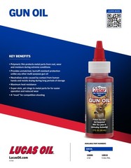 2 Count Lucas Oil 10006 The Original Gun Oil, 2 Ounce Bottle