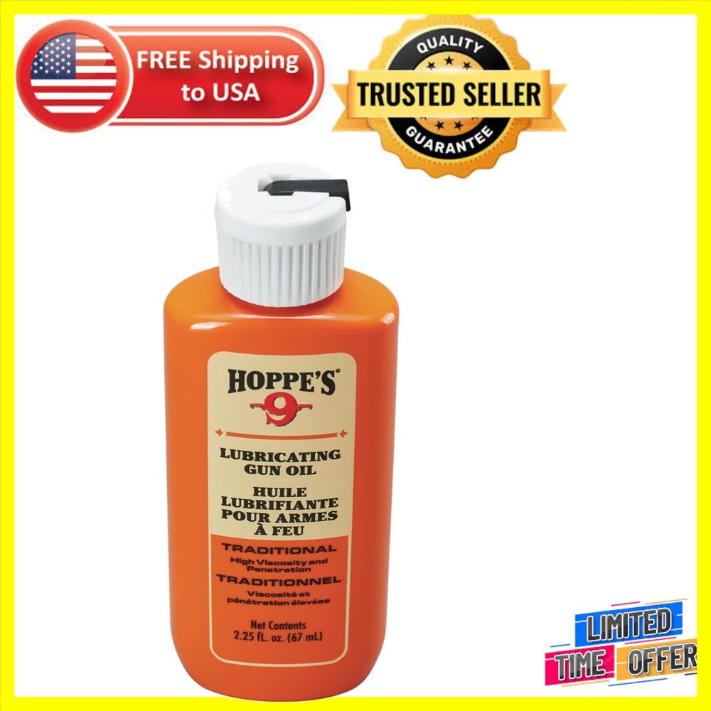 No. 9 Lubricating Oil – 2.25 Oz Bottle, Refined for Firearms and Fishing Reels