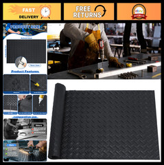 16.5″ x 48″ Anti-Slip Workbench Mat – Durable Crafting & DIY Accessory, Protecti