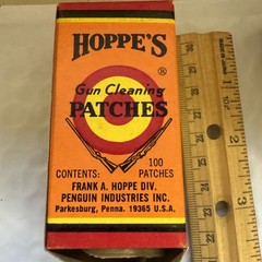 HOPPE’S GUN CLEANING PATCHES No.2 CALIBER .22 – .270 VINTAGE ORIGINAL USA Full