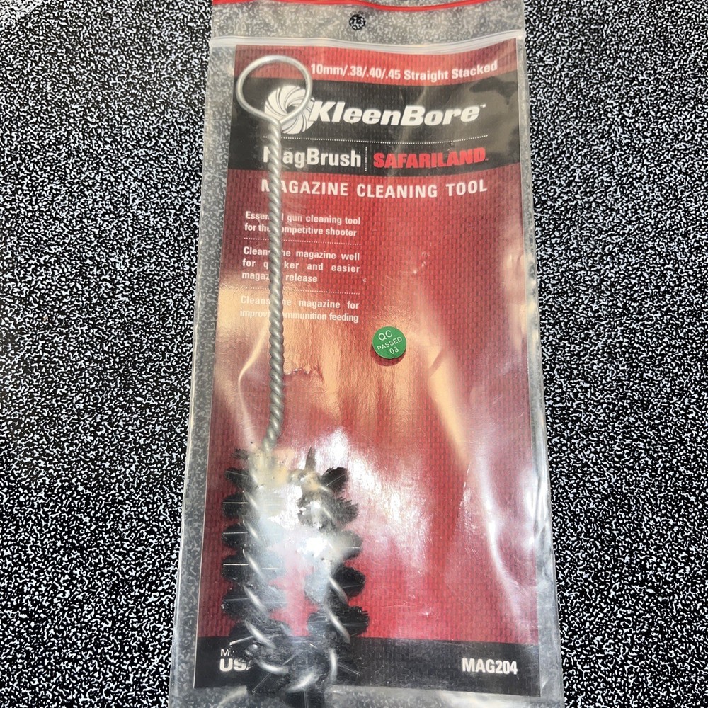 NIB! Kleen-Bore MagBrush Magazine Well Cleaning Brush 10mm/.38/.40/.45