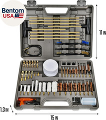 Elite Gun Cleaning Kit, Handgun Shotgun Pistol Universal Cleaning Kit with All B