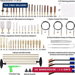 Raiseek Gun Cleaning Kit Universal Gun Cleaning Kit Rifle Handgun Shotgun Pistol