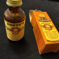 Vintage 1950’s Hoppes No 9 Powder Solvent 3/4 Full Gun Cleaner