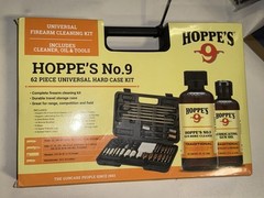 Hoppe’s 62108 Deluxe Gun Cleaning Kit 62-Piece Universal Firearm Hard Case Kit