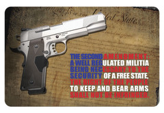 TekMat 2nd Amendment Handgun Cleaning Mat 11×17 Oil Resistant Rubber 17-2AMEND
