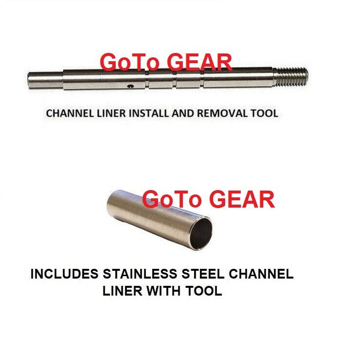 Channel Liner Install Removal Tool and Stainless Steel Channel Liner For GLOCK