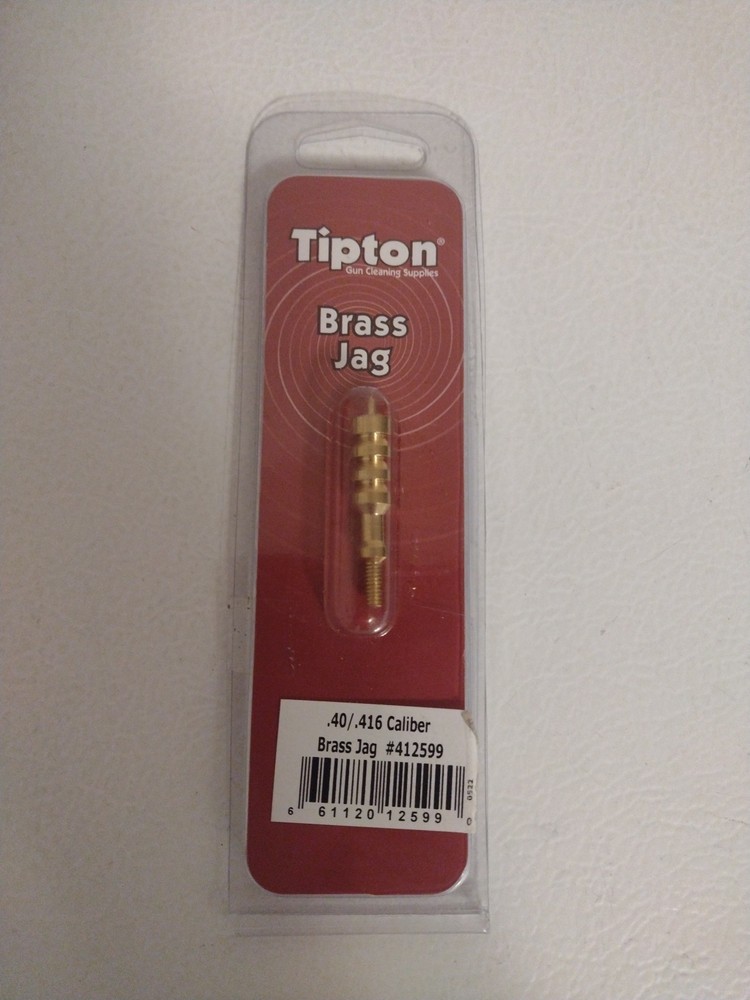 Tipton Brass Jag #412599 .40/.416 Caliber Cleaning Tool