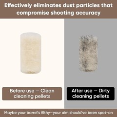 High Quality Wool Felt Cleaning Pellets for 22 Caliber Gun Maintenance 300 Count