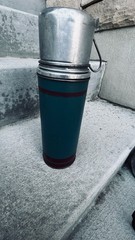 JC Higgins Vacuum Bottle Sold Only by Sears Roebuck Vacuum Goods Are Made in USA