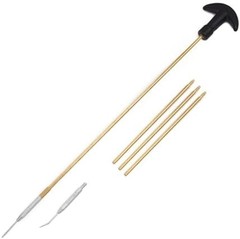 177 & .22 Cal Airgun Cleaning Kit with Cotton Mop, Bronze Bore Brush, Brass Jag,