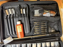 Redfield 80 Piece Universal Gun Cleaning Kit Complete Rifle Pistol Shotgun Case