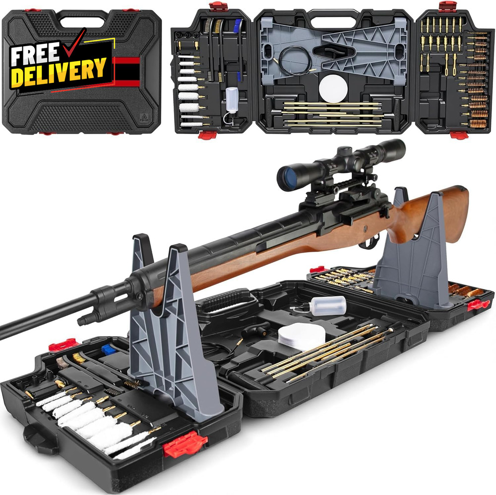 Elite Gun Cleaning Kit Universal Gun Cleaner for Shotgun Pistol with Plastic Gun