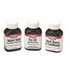 Walnut Stain Stock Sheen Tru-Oil Gun Stock Finish Kit by Birchwood Casey BC23801
