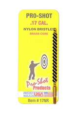 Pro-Shot Bore Brush For .17/.177 Caliber Rifle #5-40 Threads Nylon Bristles 17NR