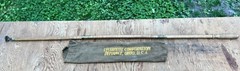 Vintage Gun Rifle Shotgun Wood Brass Cleaning Rod Barrel for Parts + Carring Bag