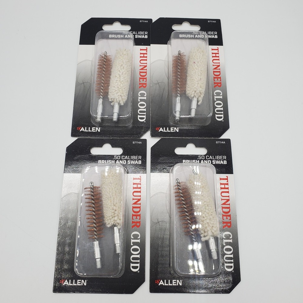 Lot Of 4 Allen Thunder Cloud .50 Caliber Brush And Swab 87114A New 10-32