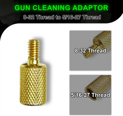Solid Brass Gun Patch Holder Shotgun Cleaning Kit 12 Gauge Cloth Slotted Tip for
