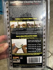 NEW- OTIS Cleaning Patches 2″ Small Caliber Firearms, 100