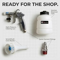Car Foam Cleaning Gun with Brush – High-Pressure Tool for Interior 3,000+ RPM