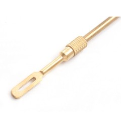 6 Pack Solid Brass Slotted Tip Gun Jag Patch Holder for Rifle/Handgun/Pistol