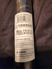 TEKMAT Cleaning Mat Sig Sauer P320, Black 17″ X 11″