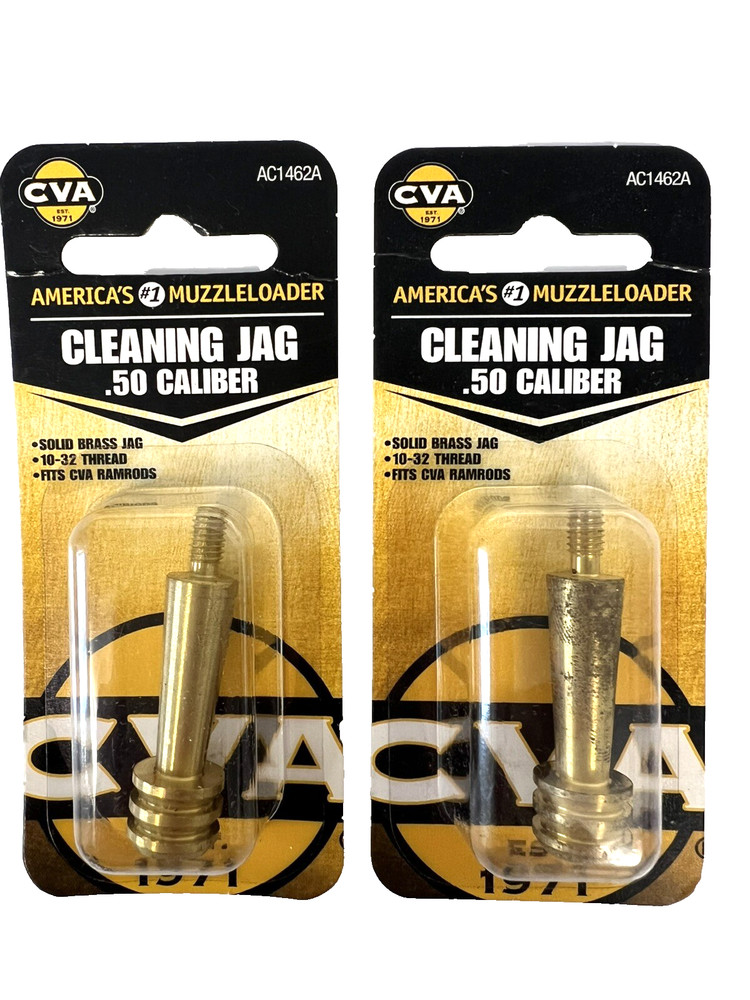 WOW! 2 CVA Cleaning Jag .50 Caliber – SOLID BRASS – AC1462A & FAST FREE SHIP!
