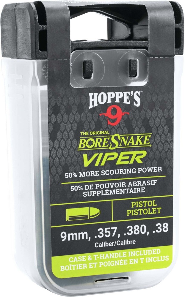 Hoppe’s 9 Boresne Viper Den Cleaning Kit for Pistol/Rifle, .357 Caliber, 24002VD