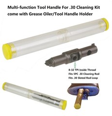 Deluxe .30 Cal Rifle Cleaning Tool Combination T Handle and Oiler