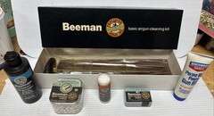 Vintage BEEMAN BASIC AIRGUN CLEANING KIT cat. no. 9074 (S1-3 Q6028