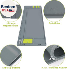 Rifle Shotgun Gun Cleaning Mat,36″ X 12″ Magnetic Gun Cleaning Mats for All Guns