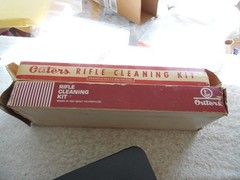 Pair of Vintage 1960s Outers Rifle Cleaning Kit, P-477, 22 Caliber in the box