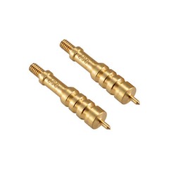 2Pcs .375 Caliber Solid Brass Spear Pointed Jag Gun Clean Accessories Brass