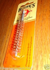 HOPPES BRONZE .35 CAL 9mm GUN CLEANING BRUSH RIFLE PISTOL BORE CLEANER GUN TOOL
