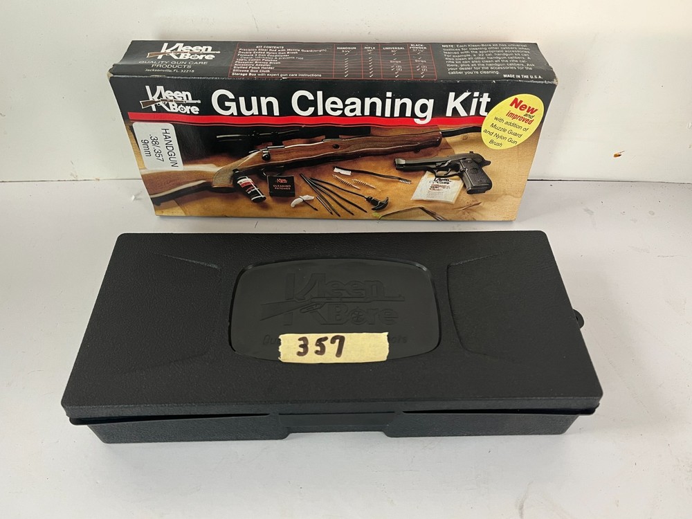 Kleen Bore Gun Cleaning Kit Handgun 38 357 9 MM