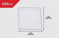 (3 pack) Allen Company 1.5″ Square Cotton Firearm Cleaning ,250Pack,25 to 35Cal