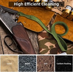 Fray Resistant Bore Cleaning Rope for .223, 9mm, .38 Cal – Lightweight & Durable