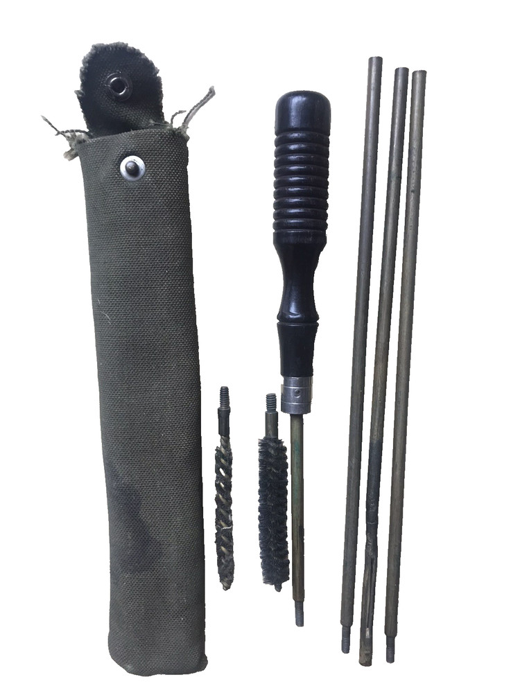Vintage BRASS 3/16″ Rifle Cleaning Rod Kit 28-5/8″ USA Union Hardware Company