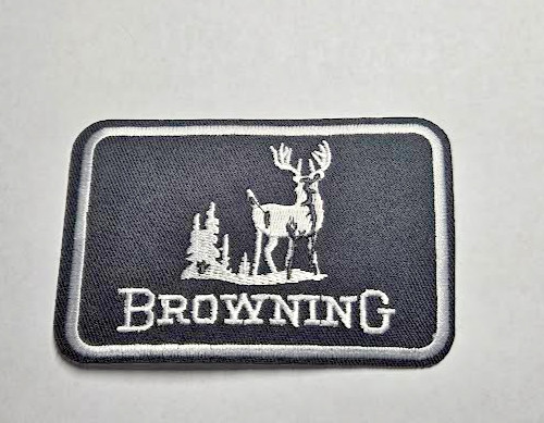 Browning Rifes (iron or sew on embroidered patch)