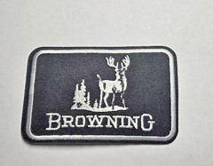 Browning Rifes (iron or sew on embroidered patch)