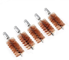 5 Pcs Phosphor Bristle Bronze Bore Gun Cleaning Brush for Pistol Shotgun