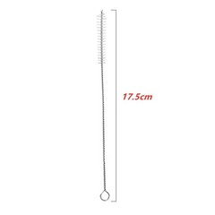 2Pcs Multi Functional Nylon Cleaning White Brush Set Straw Spray Tool