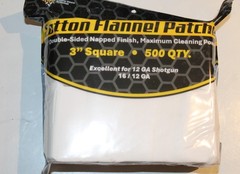 Pro Shot Cotton Cleaning Patches Shotgun 12 to 16 Gauge 500 Count Ships Free