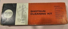 Vintage Sears Roebuck Shotgun Cleaning Kit New Old Stock Original Box USA