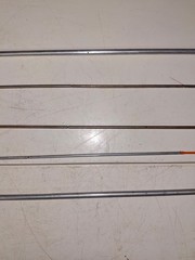 Lot of 5 Gun Cleaning Ram Rods, Hoppe, J.C. Higgins, Etc.