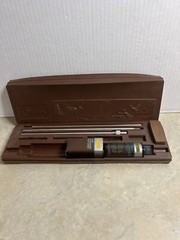 Vintage Outers Gun Cleaning Kit and Plastic Box